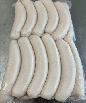 Cooked Bratwurst German Recipe 20-Pack vacuumed