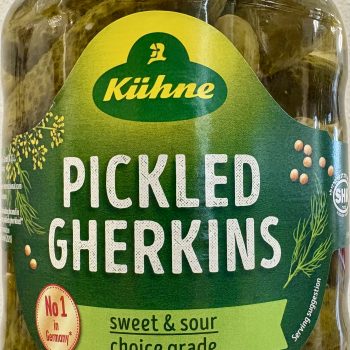 Kuehne PICKLED GHERKINS - sweet & Sour