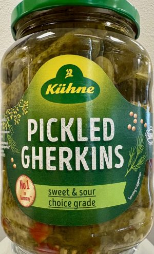 Kuehne PICKLED GHERKINS - sweet & Sour