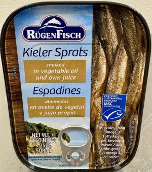 Kieler Sprats - smoked in vegetable oil and own juice