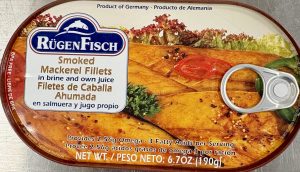 RuegenFisch - Smoked Mackerel Fillets in brine and own juice