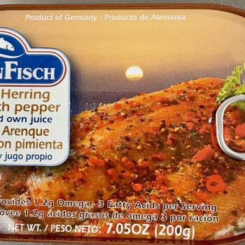 RuegenFisch - Smoked Herring Fillets with pepper in brine and own juice