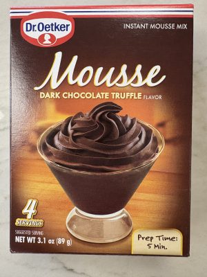 Dr. Oetker Mousse DARK CHOCOLATE TRUFFLE FLAVOR 4-Servings
