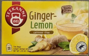 Teekanne Ginger Lemon Tea - caffeine free