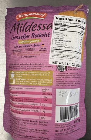 Hengstenberg Mildessa red Cabbage 14.1 oz - Image 3