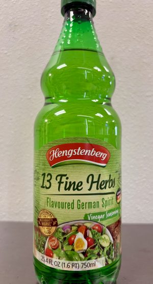 Hengstenberg 13 Fine Herbs Flavoured German Spirit Vinegar Seasoning 25.4 FL OZ