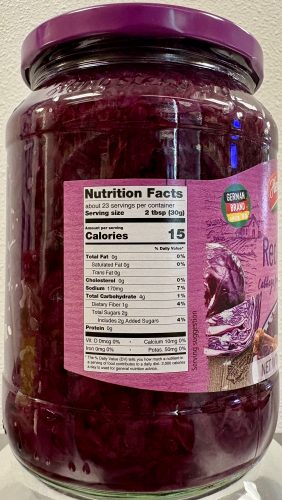 Hengstenberg red Cabbage 24 OZ - Image 3