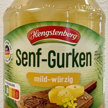 Hengstenberg Senf Gurken -Mustard Pickles 12.5 oz