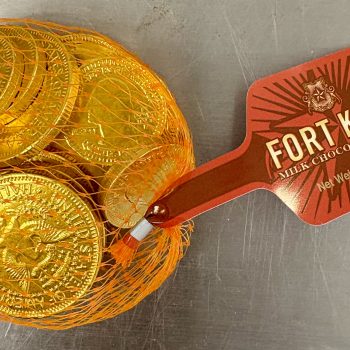FORT KNOX MILK CHOCOLATE COINS Net Weight 2 oz (57g)