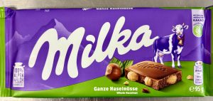 Milka Ganze Haselnüsse Whole Hazelnut 90g