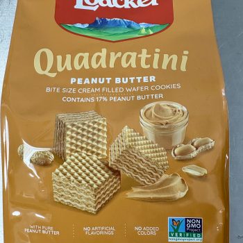 Loacker Quadratini PEANUT BUTTER Wafer 8.82 oz