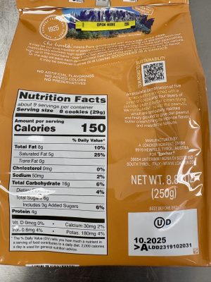 Loacker Quadratini PEANUT BUTTER Wafer 8.82 oz - Image 3