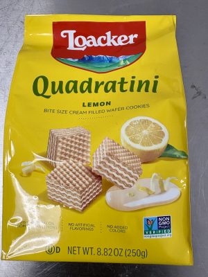 Loacker Quadratini Lemon Wafer 8.82 oz