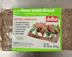 Delba - Three Grain Bread 16.75 oz
