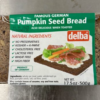 Delba - Pumpkin Seed Bread 17.5 oz