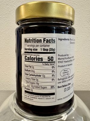 Landsberg Black Currant Preserve 12 oz - Image 3