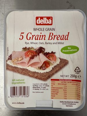 Delba WHOLE GRAIN 5 Grain Bread 250g
