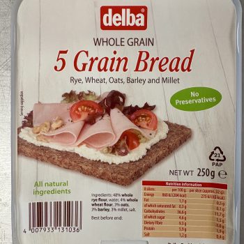 Delba WHOLE GRAIN 5 Grain Bread 250g