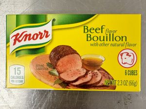 Knorr Beef flavor Bouillon 6 Cubes