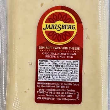 Jarlsberg Semi Soft Cheese, vacuum sealed - 1 lb