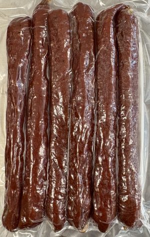 Mini Salami Sticks German Recipe 6-Pack 0.5 lb-vacuumed