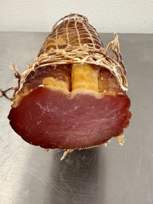 Lachschinken Raw Heavily Smoked Pork Loin vacuum sealed 1 lb