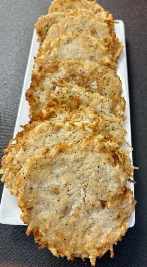 6 pre-fried Potato Pancakes German Style 1 lb - vacuumed