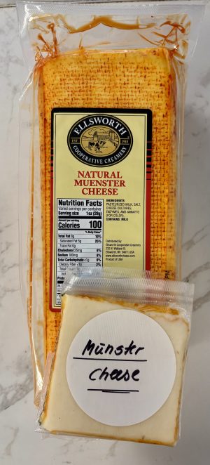 Munster Cheese 1 lb vacuum sealed