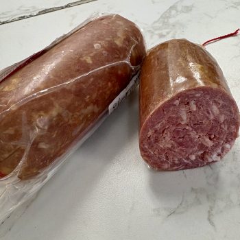 Coarse Teewurst Made with Rum Uncooked - Pork, Beef 0.5 lb-vacuumed