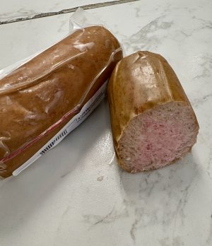 Fine Teewurst Made with Rum Uncooked - Pork Beef 0.5 lb vacuumed