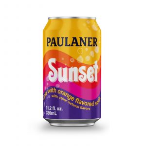 Paulaner SunSet Original German Spezi, Drink Cola with Orange Juice