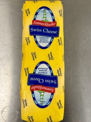 Ammerlaender Swiss Cheese imported from Germany - 2 lb vacuum sealed