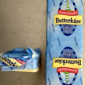 Ammerlaender Butter Cheese imported from Germany - 6.6-6.8 lb vacuum sealed